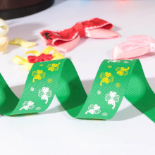 Personalisierte Grosgrain-Shamrock-Band, bedrucktes Band